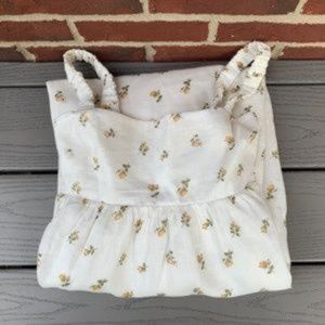 Reformation White Floral Maxi Dress
